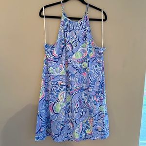 Lilly Pulitzer Maher got swing dress in Peri blue pinch pinch